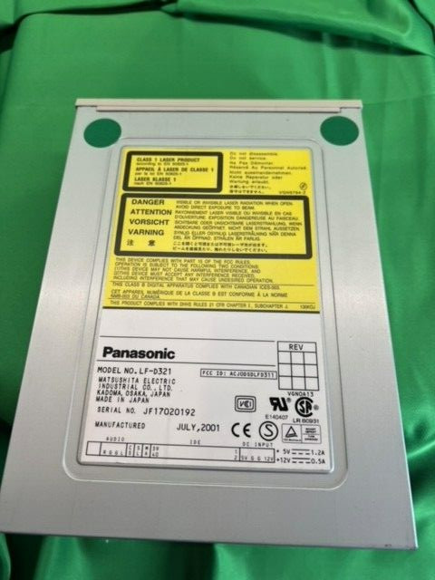 PANASONIC  LF-D321SC  DVD-RAM 4.7GB - USED / Fully Functional -A++ Cosmetic