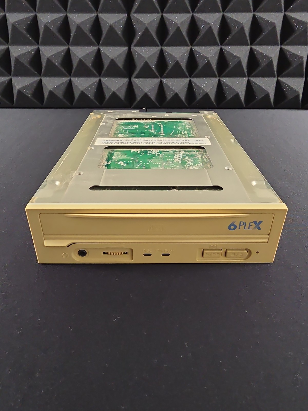 Untested Plextor PX-63CS 6X SCSI CD-ROM Drive 50-Pin SCSI-2 PX63CS 5.25" Optical