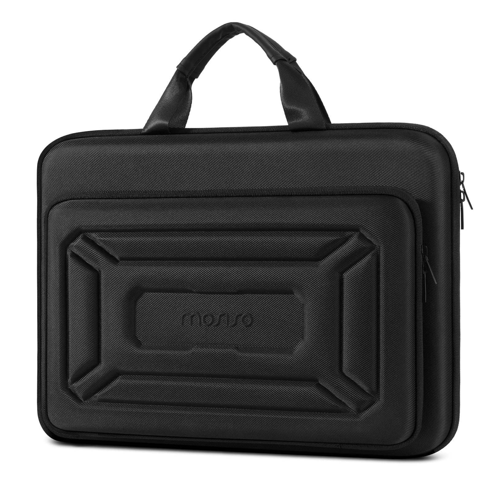 MOSISO 15.6 inch Laptop Hard Case, 15-16 Waterproof Shockproof Bag Black