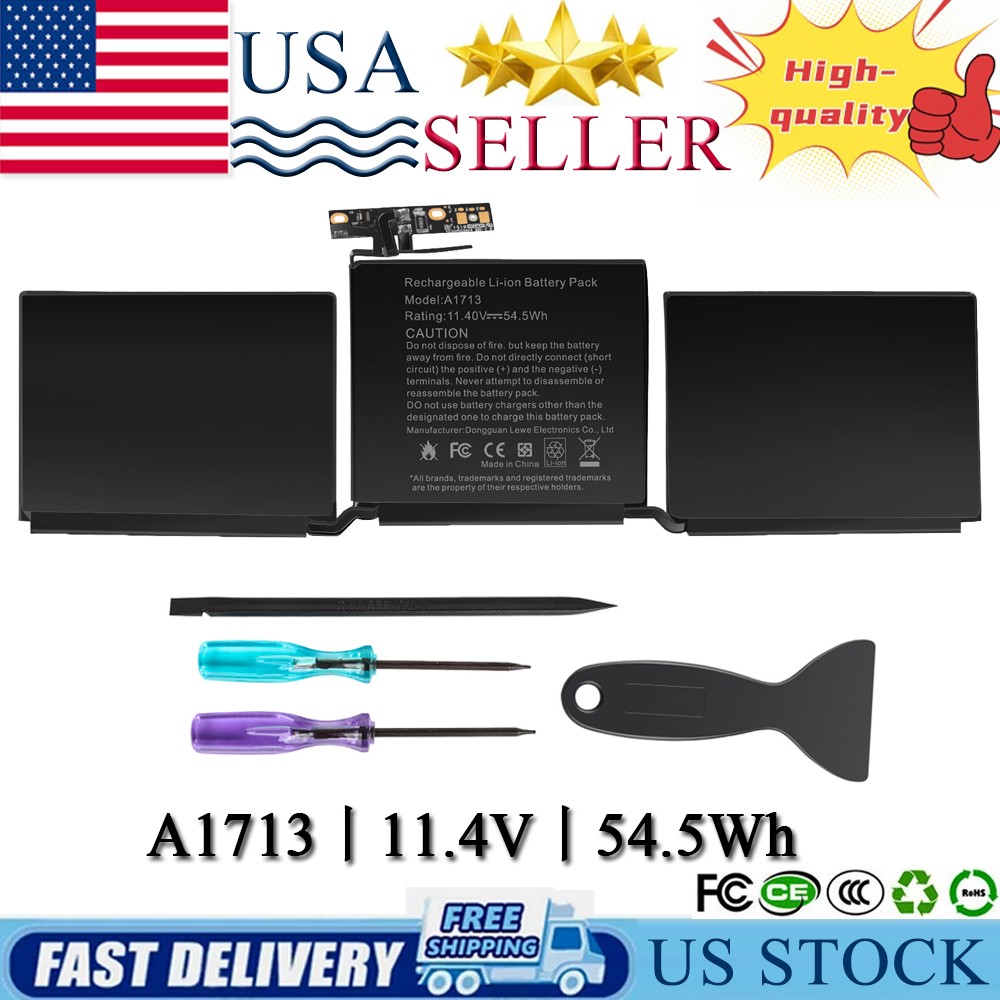 A2171 A2159 A2289 A2338 Battery For Apple MacBook Pro 13" Mid 2019 2020 A1713