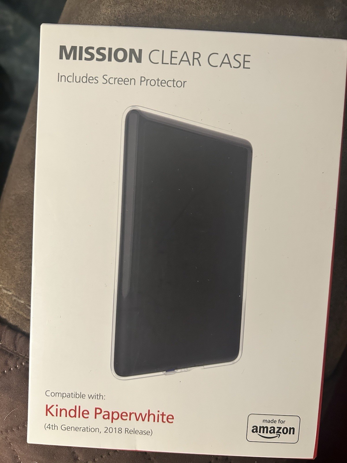 Made For Amazon Clear Case with Screen Protector for Kindle Paperwhite (4th Gene