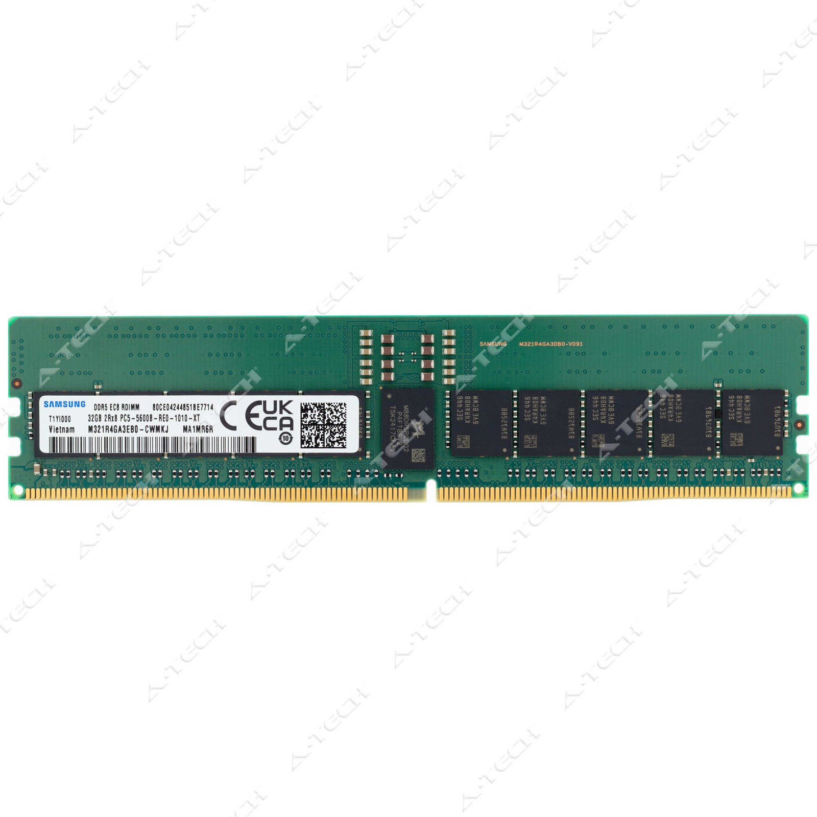 Samsung 32GB DDR5 5600MHz PC5-44800 EC8 RDIMM Server Memory RAM M321R4GA3EB0-CWM