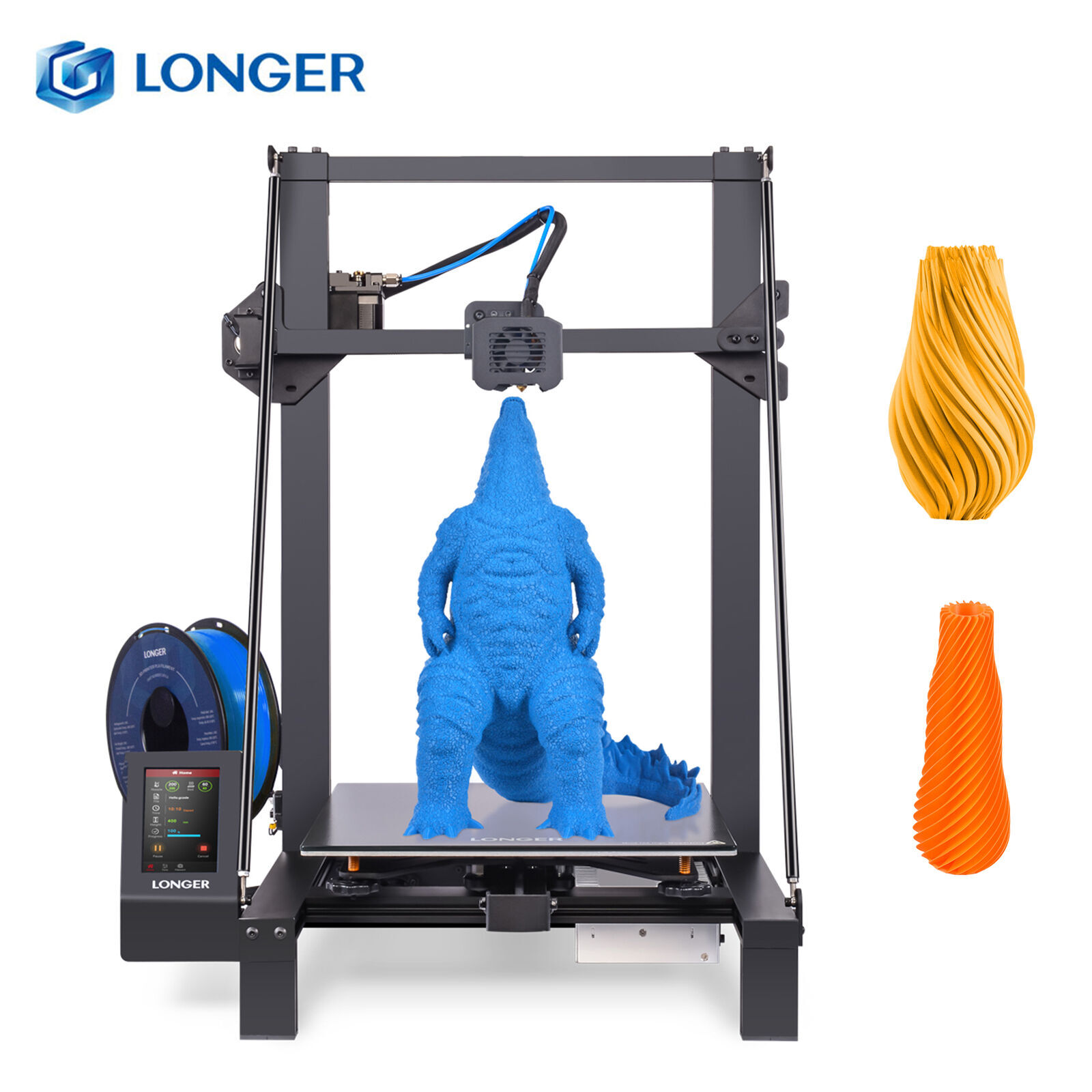 LONGER LK5 Pro FDM 3D Printer w/ Dual Blower Kit 300*300*400mm TMC2208 chipsets