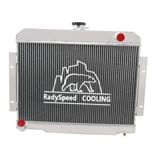4 ROW Aluminum Radiator For 1972-1986 Jeep CJ5 CJ6 CJ7 3.8L 4.2L 5.0L L6 V8,