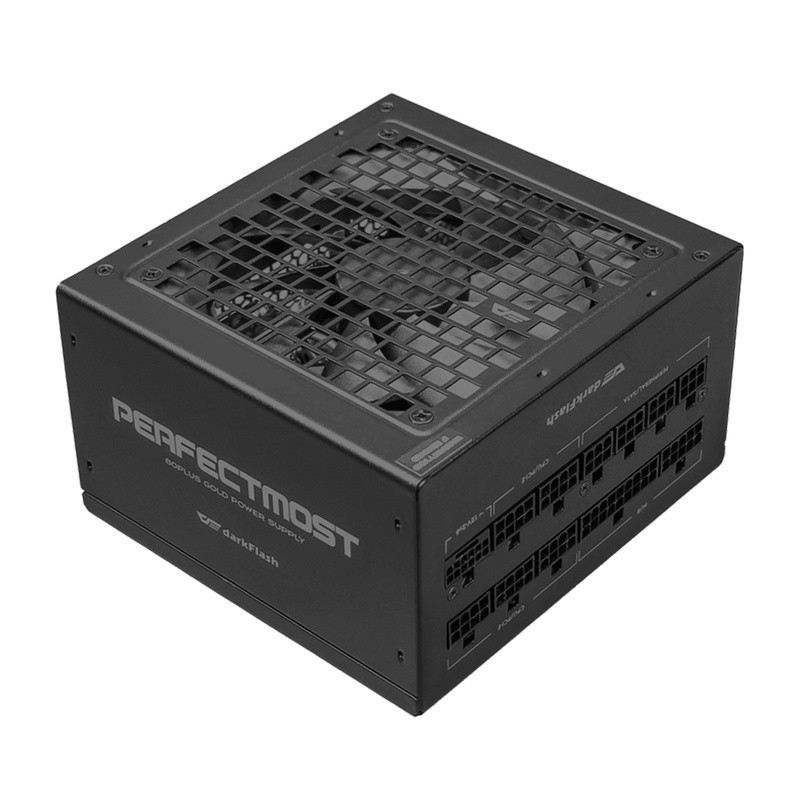 PC Power Supply Computer 850W Black 120mm Fan Quiet Gaming Black ATX 3.1