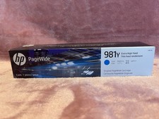 Genuine HP 981Y Extra High Yield Cyan Ink Cartridge L0R13A Date: January 2028 picture