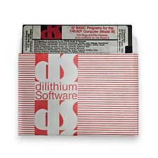 Vintage 1982 Original Dilithium Software 32 BASIC Programs for TRS-80 Model III picture