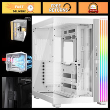 Light Base 600 DX White PC Case - Fully Windowed Front & Side, ATX Mid Tower, Ga picture