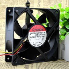 1PC   Large Air Volume Inverter Fan 3-wire PMD2412PMB1-A 12CM 24V 18.2W picture