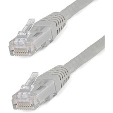 Startech C6PATCH10GR 10ft CAT6 Ethernet Cable 10 Gigabit Molded RJ45 650MHz picture