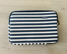 KAYOND STRIPED LAPTOP COVER SLEEVE WATER RESISTANT UP TO 14 INCH SOFT picture