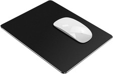 Hard Metal Aluminum Mouse Pad Clear Modern Smooth Magic Ultra Thin Double Side D picture