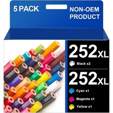 5P T252XL 252XL Ink Cartridge For Epson WorkForce WF-3620 WF-3640 WF7110 printer picture