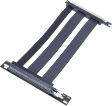 PCIE5.0 X16 Risers Cable for Graphics, 20cm GPU Extension with Right Angles picture