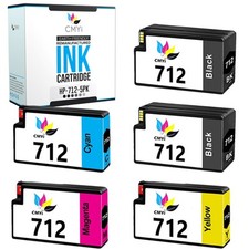CMYi 5X Compatible HP 712 Printer Ink Cartridges for DesignJet T210, T250, T630 picture