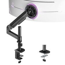 BLACK - ARES WING SINGLE MONITOR MOUNT ULTRAWIDE MONITOR ARM GDT1009PBK picture