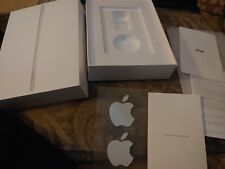 iPad 9th generation 64GB Silver - EMPTY Box with Manual and Stickers Excellent picture