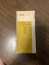 IBM System/34 Command and OCL Statements Reference Summary  1985 picture