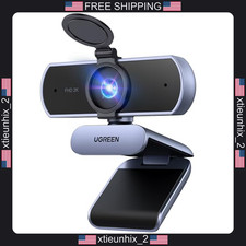 Ugreen 2K Webcam for PC with Microphone, 1080P HD, Auto Light Adjustment picture
