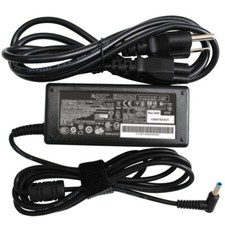 New 65W For HP Adapter Power Charger Pavilion Laptop Blue Tip 4.5*3.0mm Black picture