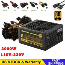 Modular Mining Power Supply 2000W PSU 8 Graphics GPU ETH Rig Ethereum Miner NEW picture