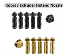 Brass Nozzle for Anycubic Kobra3/C 0.2 0.4 0.6 0.8 1.0mm 5pcs Set picture
