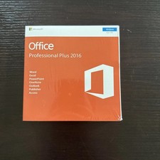 Microsoft Office 2016 Professional Plus DVD +Product Key Brand New/Sealed picture