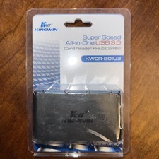 Kingwin KWCR-801U3 Super Speed All-In-1 USB 3.0 Card Reader + Hub Combo picture