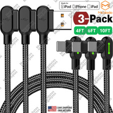 Mcdodo 90 Degree Right Angle For iPhone 14 13 12 11 XR 8 USB Cable Fast Charging picture