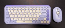 Logitech POP Icon Combo Bluetooth Keyboard & Mouse Combo Lilac, No USB Receiver picture
