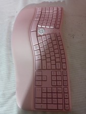 Meetion DirectorC Wireless Ergonomic Pink Keyboard, QWERTY English, Fn Keys picture