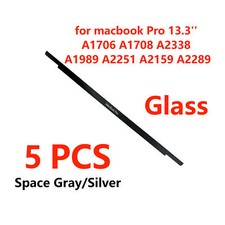 5PCS New For MacBook Pro 13'' A1989 A2159 LCD Front Bezel Trim Logo Glass Cover picture