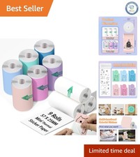 High-Quality Thermal Sticker Paper – 9 Rolls, Waterproof & Durable for Labels picture