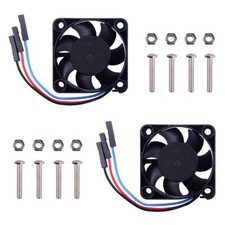 2pcs Pwm Controllable Fan For Raspberry Pi Speed Adjustment Fan 40x40x10mm For R picture