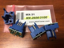 4 x Toner Reset Chip for Sharp MX-2600N, MX-3100N Printer (MX-31) 