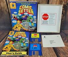 Comic Setter 1988 for Commodore Amiga UNTESTED 2 Disks Box User's Guide Vintage picture