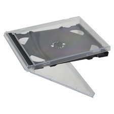 1x STANDARD Double 2 CD Jewel Case with Tray 10.4mm (2 CD) Lots Protectors Cover picture