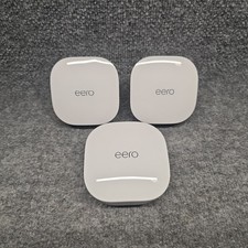 Amazon eero Dual-Band Mesh Wi-Fi 5 System 3 Pack Model J010001 no cords picture