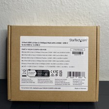 StarTech.com 3-Port USB-C Hub with 2.5 Gb Ethernet and 100W PD Passthrough - picture