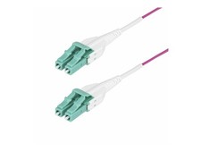 Startech 40m (131ft) LC/LC (UPC) OM4 Multimode Fiber Optic Cable OM4RLCLC40M picture