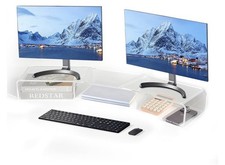 Acrylic Monitor Stand , Clear Monitor Stand for Desk, Computer Accessories fo... picture
