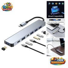 Versatile 7 in 1 USB C Adapter - Fast Charging and Data Transfer for All Devices picture