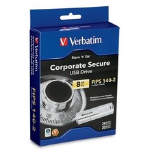 Verbatim 8GB Store 'n' Go Corporate Secure 96714 USB 2.0 Flash Drive (VER96714) picture