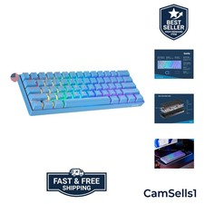 Gaming Keyboard GK61 with RGB Backlit & Hot Swappable Switches - Ideal for PCs picture