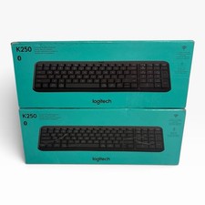 2-Pack Logitech MK250 Full-Size Wireless Keyboard 920-013442 Factory Sealed picture