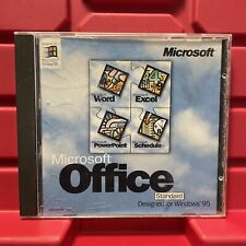 Microsoft Office Standard Designed For Windows 95 Disc Pre Owned Vintage 1995 picture