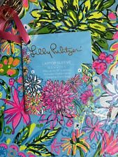 Lilly Pulitzer Laptop Sleeve Charging Cord Bag 15