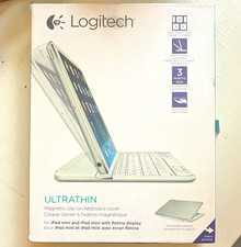 Logitech Ultrathin Bluetooth Magnetic Keyboard iPad mini Silver 920-006260 picture