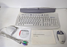 MI MICRO INNOVATIONS DESKTOP WIRELESS KEYBOARD  KB950W AND MOUSE K300B071-A picture