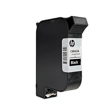 C8842A 12.7mm Height Ink Cartridge For HP Black Solvent Ink Handheld Printer picture